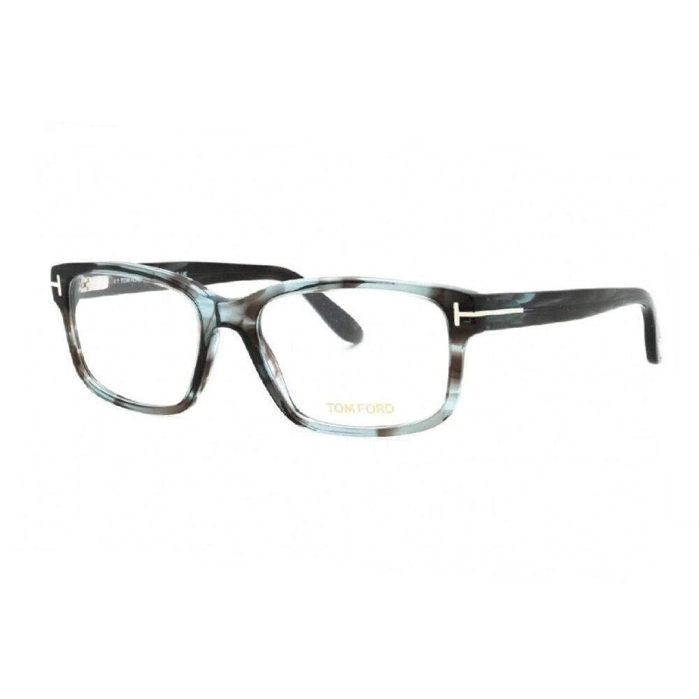 NEW TOM FORD EYEGLASSES HAVANA MEN SQUARE EYEWEAR